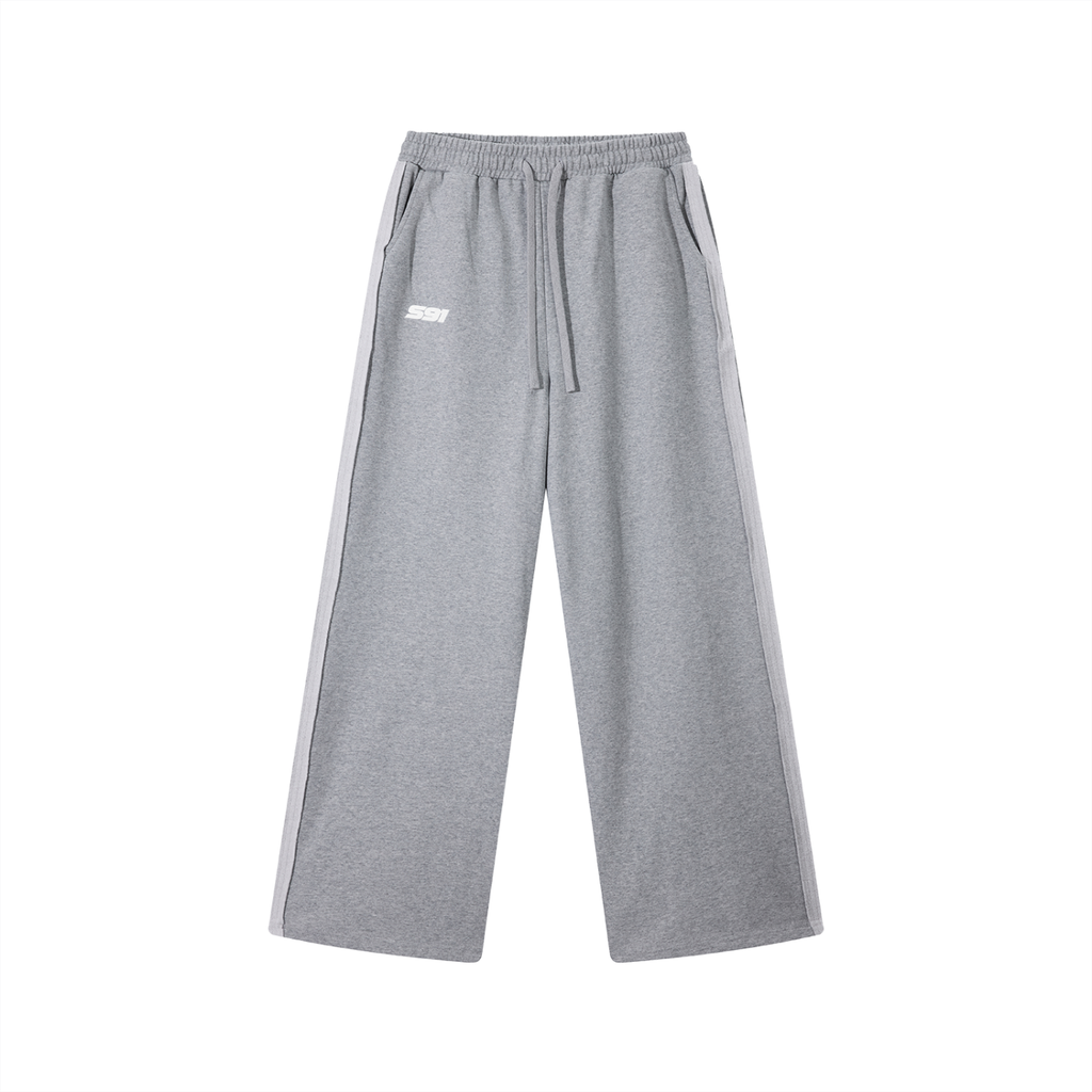 Wide-Leg Sweatpants