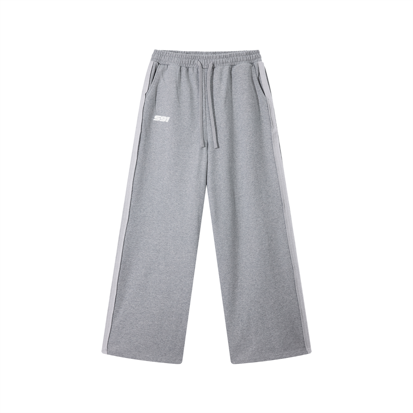 Wide-Leg Sweatpants