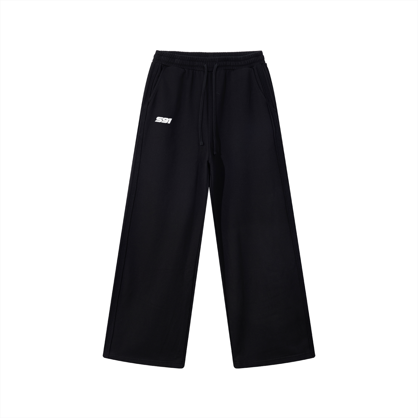 Wide-Leg Sweatpants