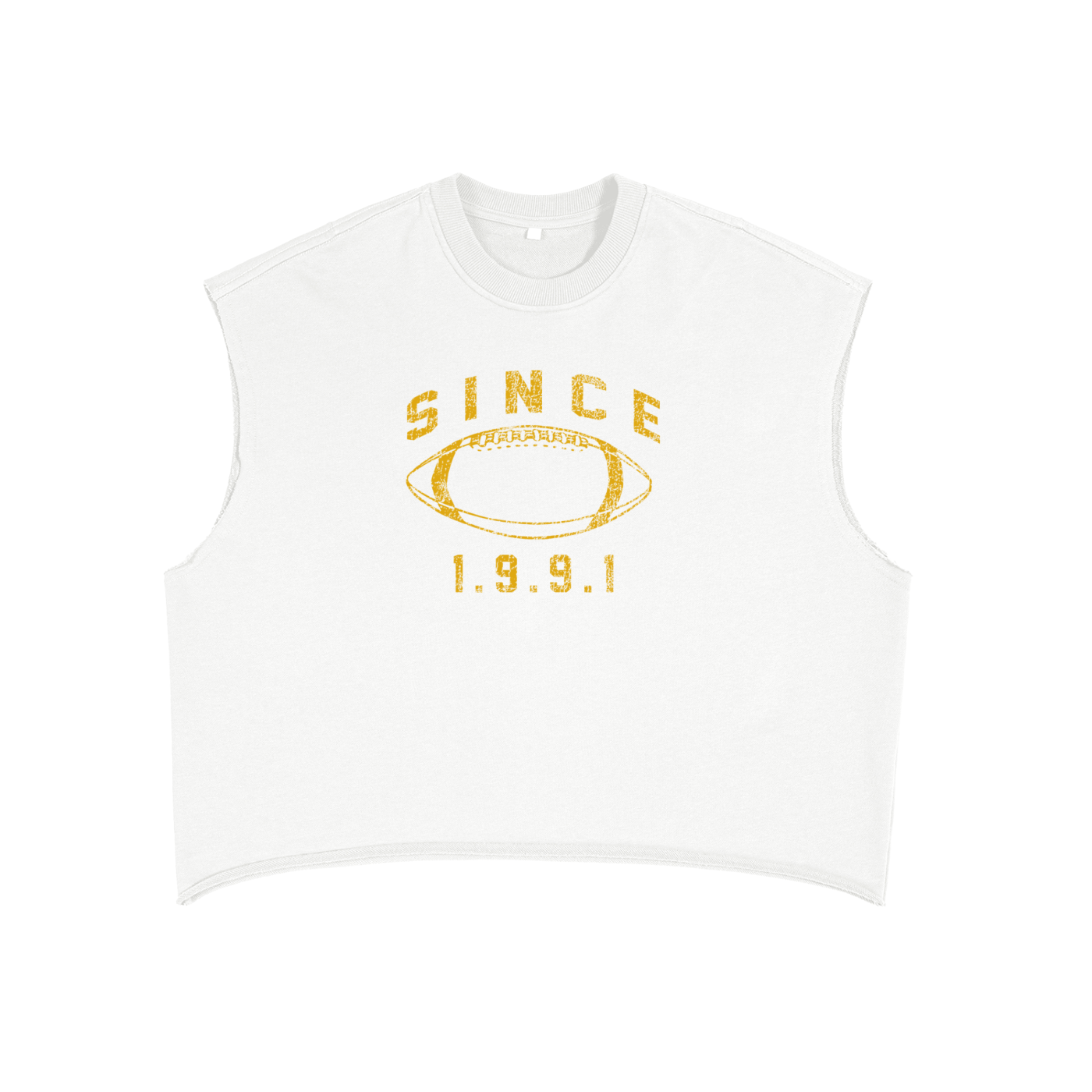 Since 91 Football French Terry Boxy Tank Top