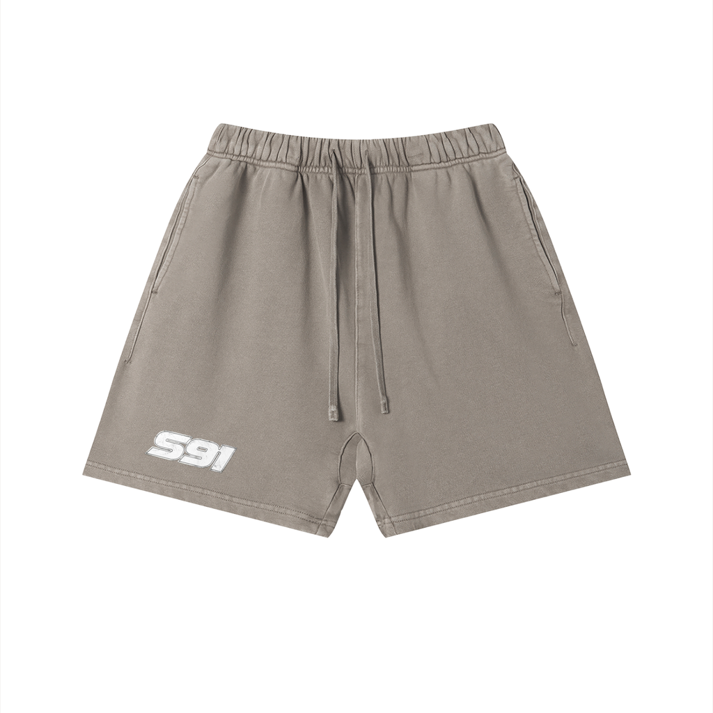 Vintage Wash Cotton Shorts