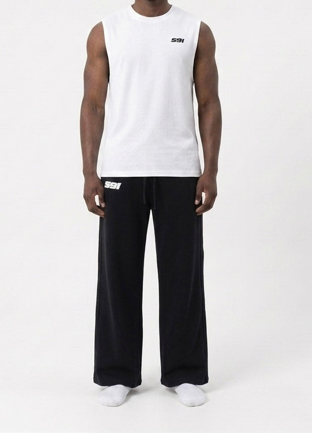 Wide-Leg Sweatpants