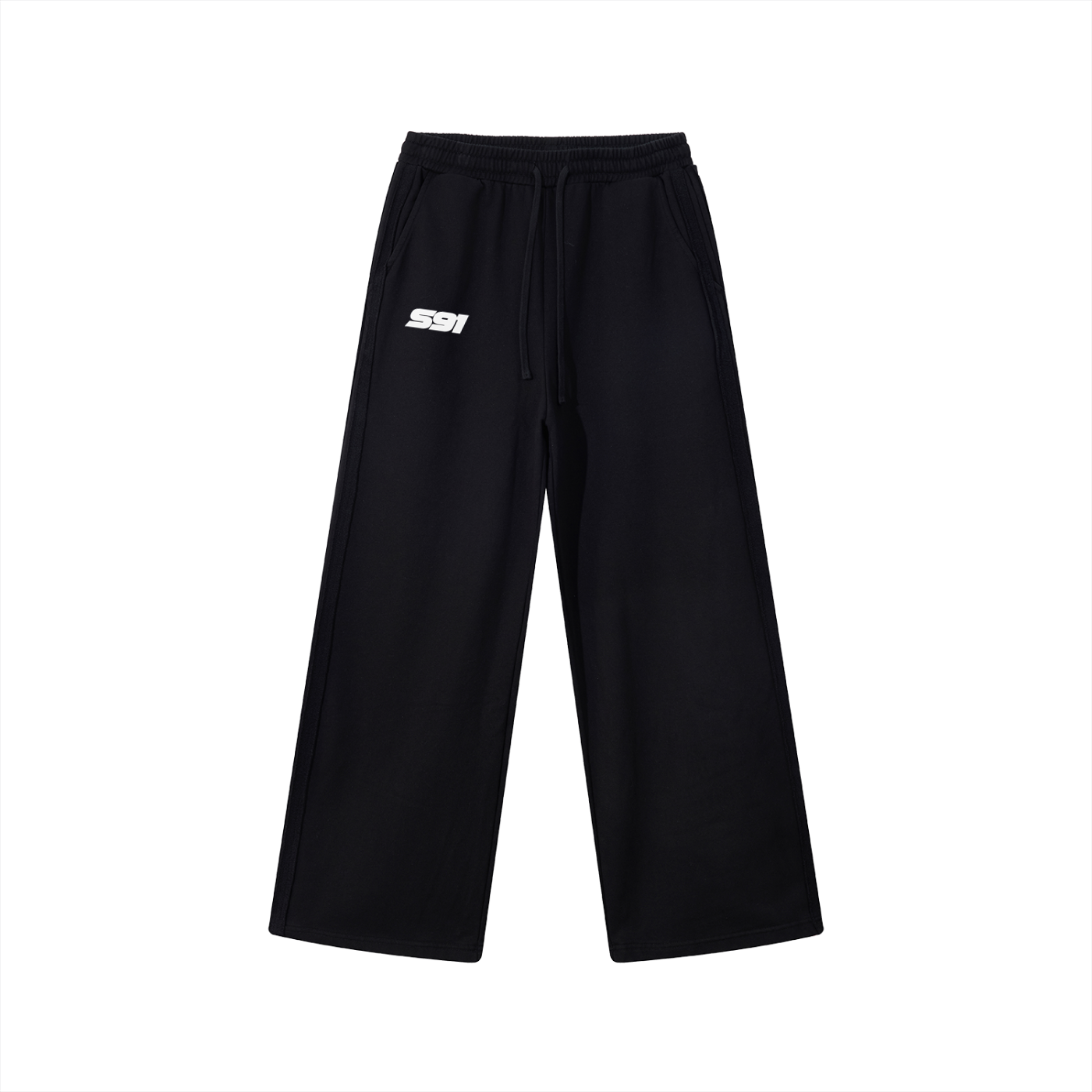 Wide-Leg Sweatpants