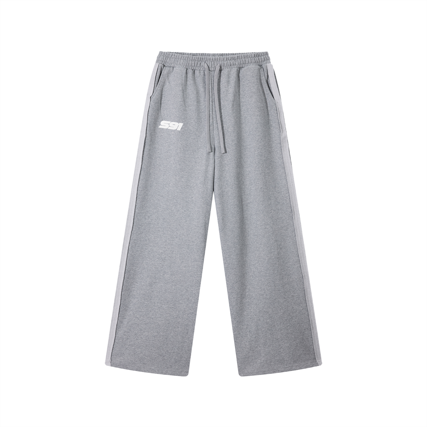 Wide-Leg Sweatpants